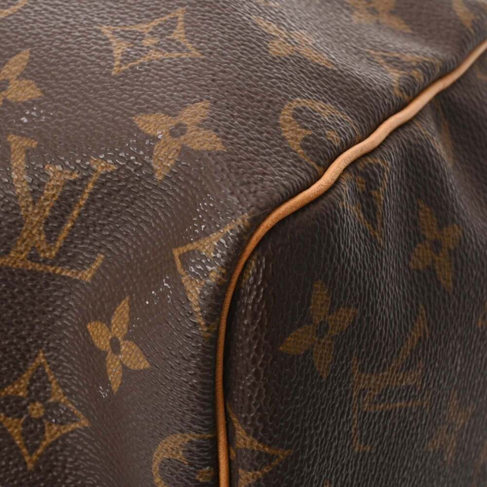 LOUIS VUITTON Brown Monogram Canvas Keepall 55 Boston Bag - Picture 8 of 11